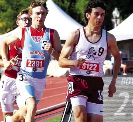 Marathon ISD’s Kaden Whetten competes at the State Track and Field meet in Austin this past spring. Courtesy photo