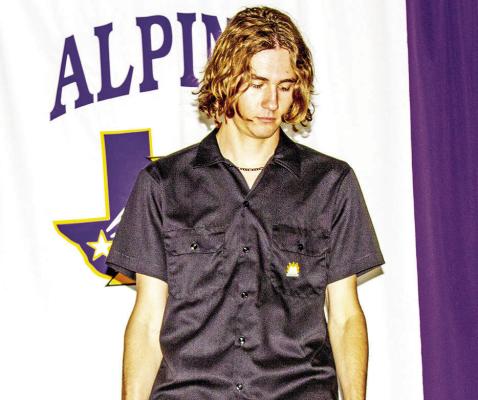 The 2025 Salutatorian for Alpine High School is Hatfield Cason. This young student athlete has excelled at everything he’s attempted while at AHS. On top of earning the Salutatorian honor, Cason earned first place in UIL editorial, fifth place in number sense, and was also a UIL Scholar Award recipient. Photo by Kara Gerbert