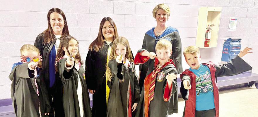 These teachers and students took full advantage during Read Across America, dressing up as their favorite book characters. Hopefully, the sorting hat picked the correct houses for them to represent. It looks like Gryffindor, Ravenclaw, and Hufflepuff were well represented. Courtesy photo