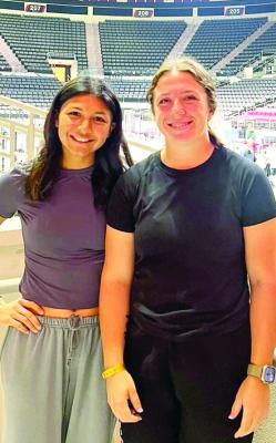 Hope Dominguez and Kody Hawkins represented the Alpine High School girls’ powerlifting team at the state competition in Edinburg last week. Dominguez came in 16th in the state, while Hawkins came in 10th in their respective weight classes. Courtesy photo