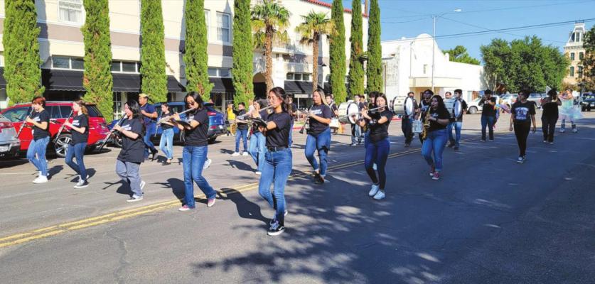 Marching to Blue Devil Pride