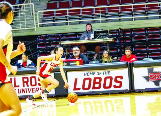 Senior guard Victoria Aguayo will put her skills to use tonight against Texas A&amp;M International as the Lobos host the Dustdevils with tip-off set for 5:30 p.m. at the Pete P. Gallego Center. Photo by Kara Gerbert