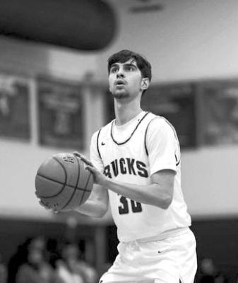 Ferris Daley was one of the standout contributors during the Fightin’ Bucks win over the Mustangs. Courtesy photo
