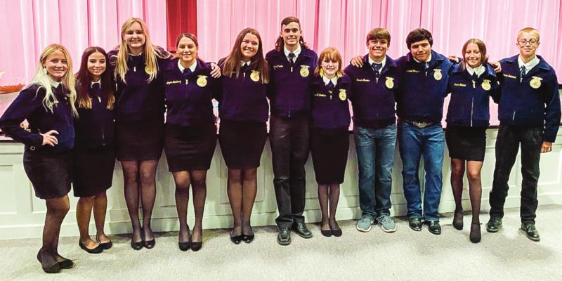District FFA meets in Alpine