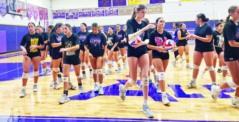 The Lady Bucks put in long hours of practice to keep up with their grueling schedule of back-to-back games throughout the season. Avalanche photo