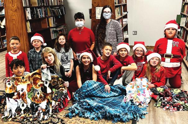 Christian school donates blankets
