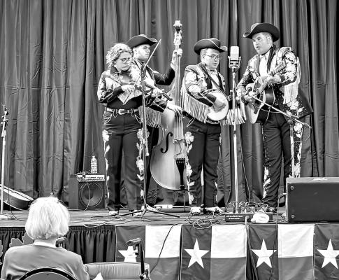 For the second year in a row, the Big Bend Blue Grass Festival was held at the Alpine Civic Center, boasting crowds of over 200 for this young event. Pictured is this year’s show headliner The Kody Morris Show from Mountain City, Tennessee. Photo by Kara Gerbert