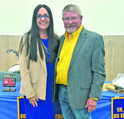 Doug and Caroline Fox at the 2026 Alpine FFA banquet. Courtesy photo