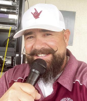 Alpine Cowboys’2026 public address announcer Jimmy “Booboo” Armendarez, Jr. Courtesy photo