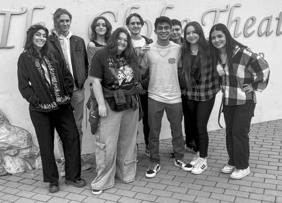 Mrs. Ramos’ AP-English Literature class at Alpine High School recently visited the Globe Theatre in Odessa to watch a production of Shakespeare’s Romeo and Juliet.