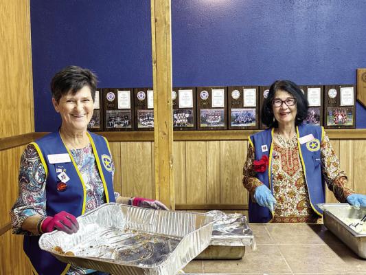 The Big Bend Post #79 of the American Legion hosted a fish fry on Friday with the help of the Legion Auxiliary members like Judy Stokes and Sarah Gluck. Photo by J.T. Maroney