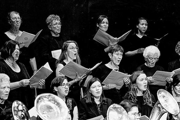 The voices of the Big Bend Community Chorale, all ages in harmony together, spreading joy to the entire Big Bend area.