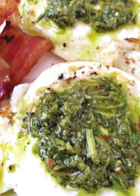Cilantro chimichurri: my new favorite condiment