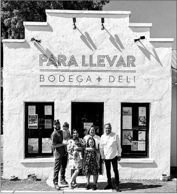 Para Llevar in Marfa is under new ownership. Rene Cardona, Jr. (far left) and his family has taken over this established business. Originally from Presidio, the Cardona family has relocated to Marfa. Para Llevar will host a soft opening this Friday and their hours will be from 11 a.m. to 8 p.m. seven days a week, where they provide pizza, salads, sandwiches, and more. Courtesy photo