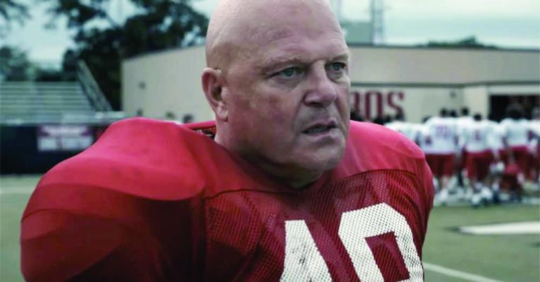 Produced by Angel Studios, “The Senior,” a movie about SulRoss football’s 59-year-old Mike Flynt, will hit theatres on September 19. The trailer for this true story can be seen on YouTube or www.angel.com/movies/senior. Photo courtesy of ANRS Exes