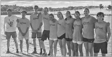 The Alpine Runnin’ Buck Cross-Country team posed for a team photo at this past weeken’s Lubbock Invitational. Courtesy photo