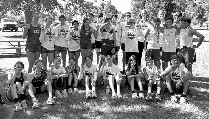 The Alpine Runnin’ Bucks cross-country high school and middle school teams participated this past Saturday in the Big Bend Mountain Ramble at Kokernot Park. All the teams placed in the top five, while some individuals placed in the top 10. Courtesy photo