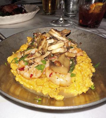 Shrimp and grits at City Grocery Photo by J.T. Maroney