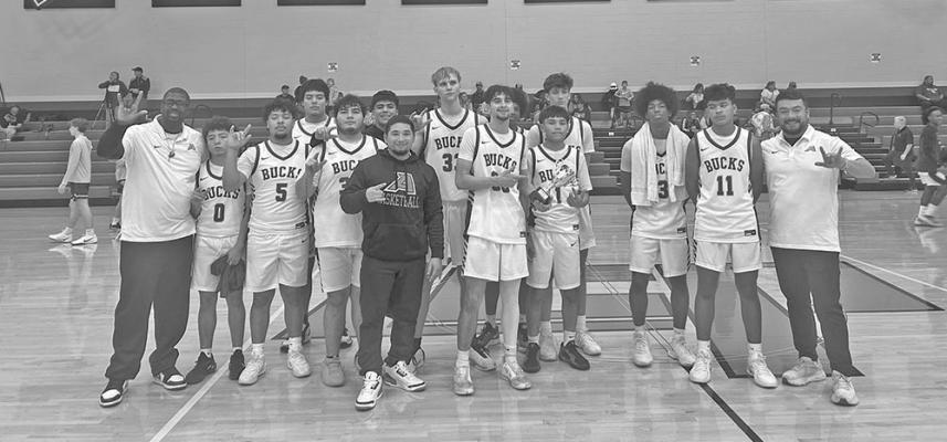 The Alpine Fightin’ Bucks brought home the Consolation Championship trophy for the second year in a row at the Caprock Classic which began the day after Christmas in Lubbock. Courtesy photo