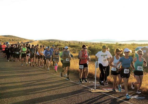 Racers get started in a past M2M event. Courtesy photo