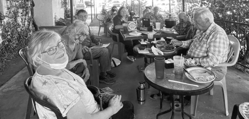 The Tri-County Voter Promoters recently met at Cueva de Leon in Fort Davis in preparation for their September nonpartisan registration throughout local communities. Photo by Clark Childers