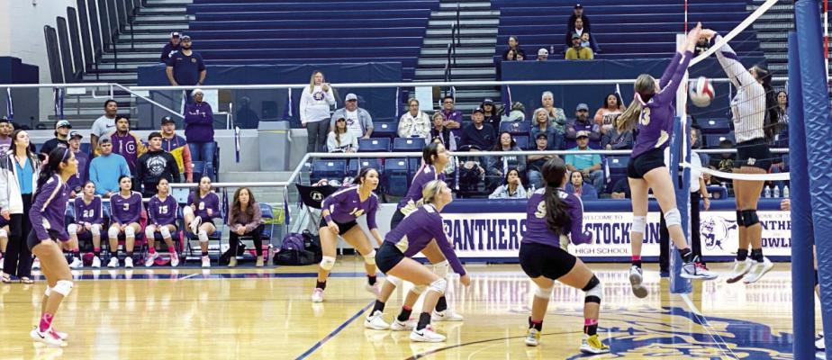Alpine Lady Bucks square off against Crane for the District title. Avalanche photo by JT Maroney