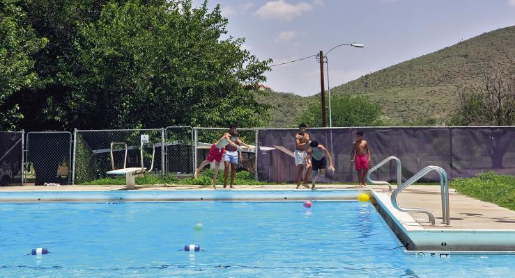 Alpine youth enjoy the last days of summer