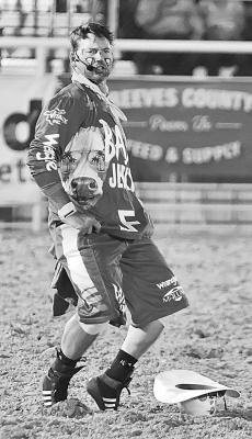 Matt Merritt is a renowned rodeo clown who is recognized as one of the very best in the sport. Photo by Robby Freeman