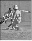 Seasoned shortstop Iden Lujan prepares to tag out a Kermit runner in the Bucks’ matchup against the Yellowjackets last season. Photo by Felipe Fierro