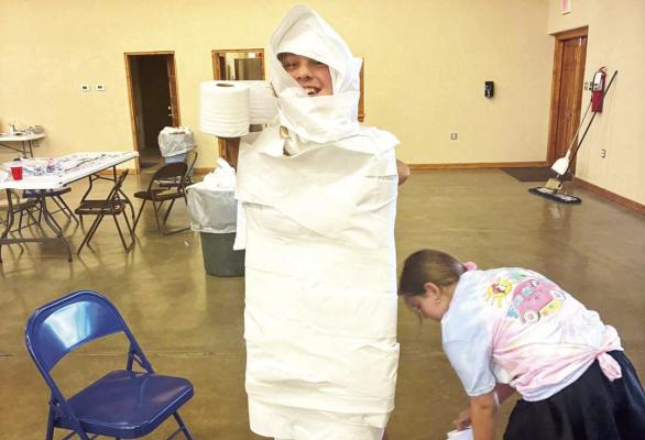 Mummies are alive and well in Marathon during this summer’s Marathon Public Library Discovery Summer Camp, which came to an end this week. Photo courtesy of MPL