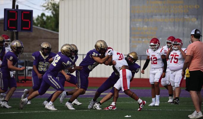 Despite the loss, the Bucks held the Broncos to just 14 points, effectively adjusting their defense and keeping them out of the endzone for the remainder of the game. Photo by Felipe Fierro