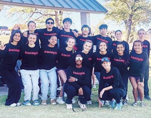 The 2025 Alpine High School Cross-Country Team ended their season on Monday in Lubbock and are pictured here with their coaches. Courtesy photo