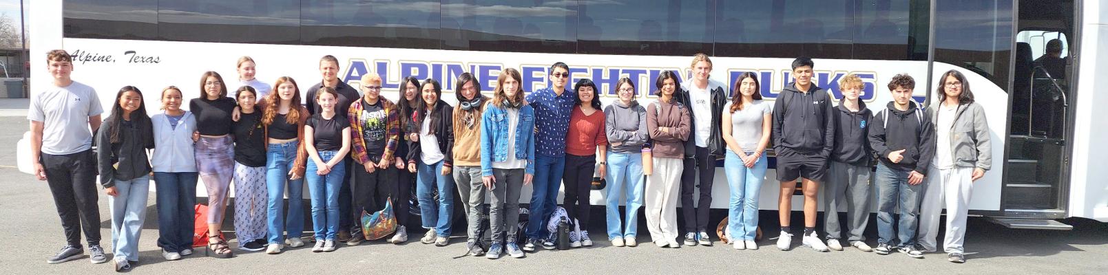This group of students competed in Kermit last week in the 3A District UIL meet, with 21 of them advancing to regional competition. The students competed in Accounting, Social Studies, Calculator App, Mathematics, Copy Editing, Literary Criticism, Spelling, Current Issues, Headline Writing, Science, and Number Sense.
