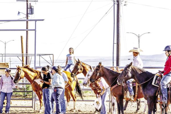 Youth from the District 6 4-H clubs gathered in Alpine on Friday at the Sul Ross S.A.L.E. arena to participate in the annual horse show. Photos by Kara Gerbert