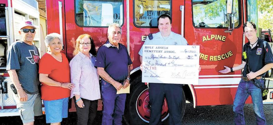 Pitching in for the fire department