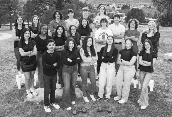 This year’s Alpine High School powerlifting team took to the Sul Ross campus recently to pose for the camera. Made up of seven boys and 14 girls, this season’s team is on their way to greatness. Courtesy photo