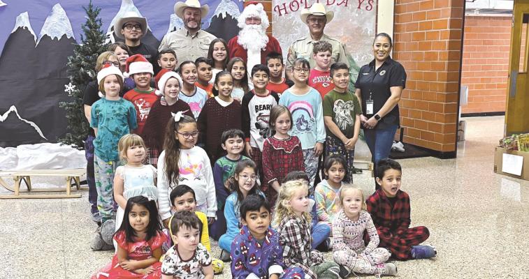 Santa makes kids happy