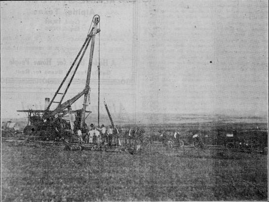 September 6, 1917 Drilling continues on the Sul Ross Normal College deep well. Water is expected to be reached at around 70 feet.