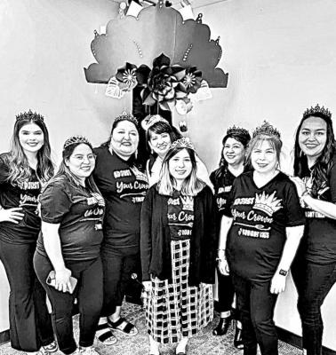 The ladies of the Sul Ross Small Business Development, along with a guest speaker from the recent empowerment sessions, Alyanna Hernandez, Jessika Ledezma, Norma Martinez, Sandra Ruiz, Christina Martinez, Virginia Arredondo, Elizabeth Peña, and Micella Salcido. Courtesy photo