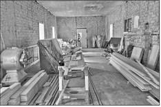At Marathon’s first schoolhouse that is currently undergoing a restoration process, as part of Marathon’s “Heart of Marathon” campaign, built in 1888, is made of adobe bricks, a time-honored building technique used in the area. This photo, courtesy of the Marathon Public Library, shows the original adobe walls.