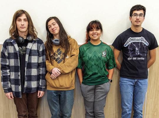 The “Fab Four” team of Evan Frioux, Dylan Wang, Izabel Ortiz, and Raul Renteria ran away with a team first in Social Studies at the McCamey Invitational meet on Friday, January 24. Courtesy photo