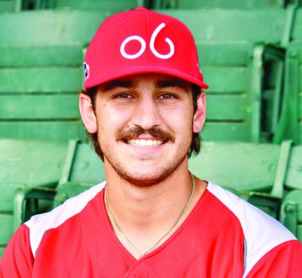 Trevor Durr, of Converse, Louisiana, is one of this season’s catchers for the Alpine Cowboys. Photo by Juile Meyer
