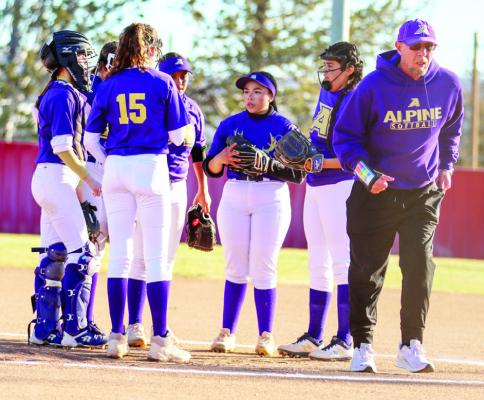 Coach Chris Virdell and the Alpine Lady Bucks are set for their first regular-season home game on Friday at 5 p.m. against Wink. Photo by Shawn Yorks