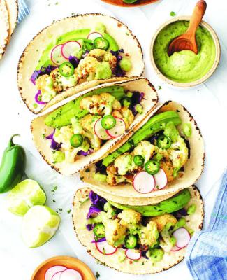 Roasted Cauliflower Tacos Courtesy photo