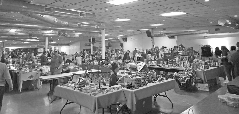 Artists and crafters were on hand this past Friday and Saturday at the Alpine Civic Center, hocking their wares for locals and visitors alike at the annual Alpine Woman’s Club Mountain Country Christmas. Photo by Kara Gerbert