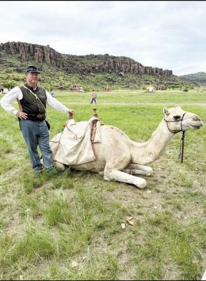 The U.S. Camel Experiment spent the weekend at the Fort Davis National Historic Site. Camels were a big part of the early transport of supplies from Texas to California during the mid-1800s. Courtesy photo