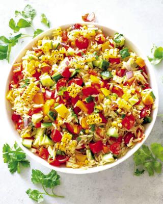 Firecracker Orzo Salad Courtesy photo