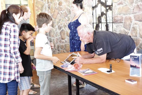 At Alpine Public Library’s See More Stars event, Bill Ramey, an astrophotographer with Marathon Sky Park, showed images of deep space taken from the onsite observatory he helps manage in Marathon.