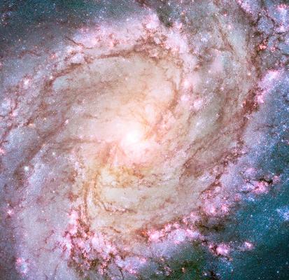Spiral Galaxy Messier 83. Photo courtesy of NASA