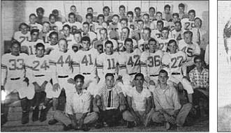 September 29, 1950 Pictured here are the proud athletes of the Alpine Bucks football team of 1950 with their coach Ken McAllister.